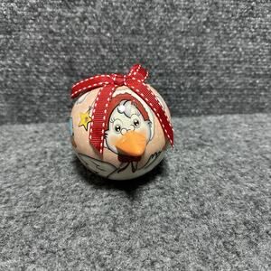 Twinkling Treasures Country Mother Goose Ball Blinking Nose Holiday Ornament
